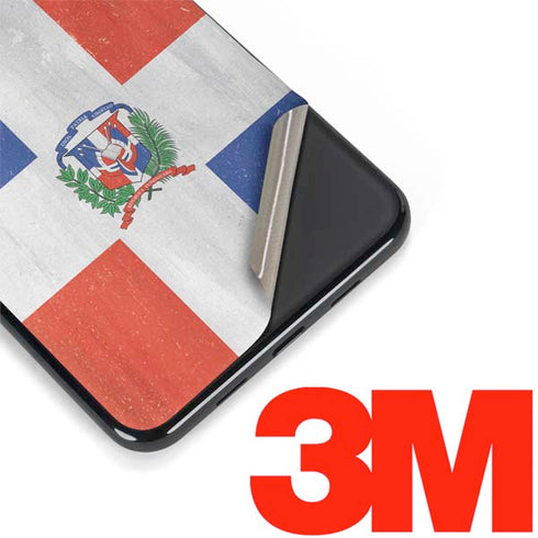 Dominican Republic Flag Distressed Google Pixel 3a Skin